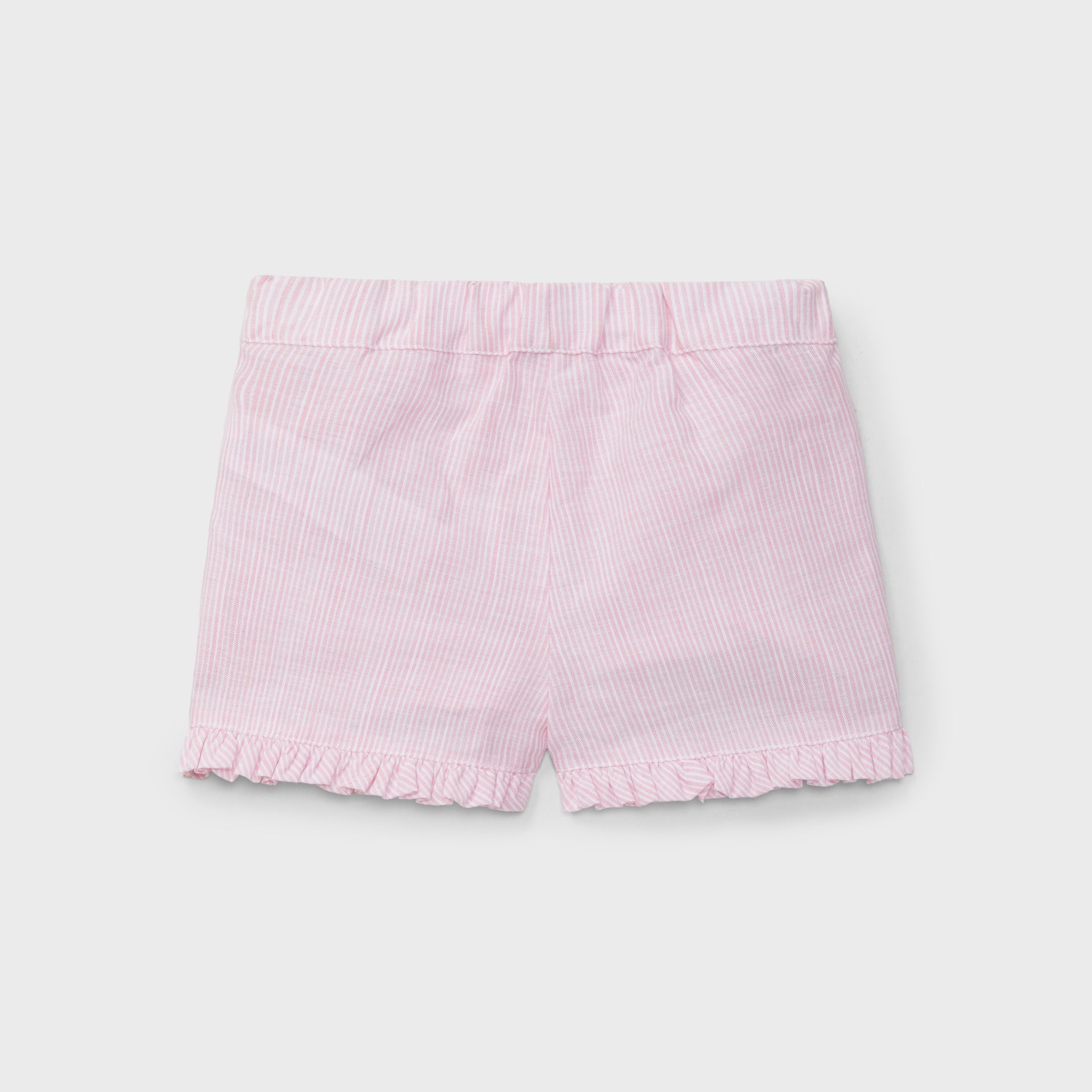 Dr. Kid Lichtroze gestreept shortje met frilly