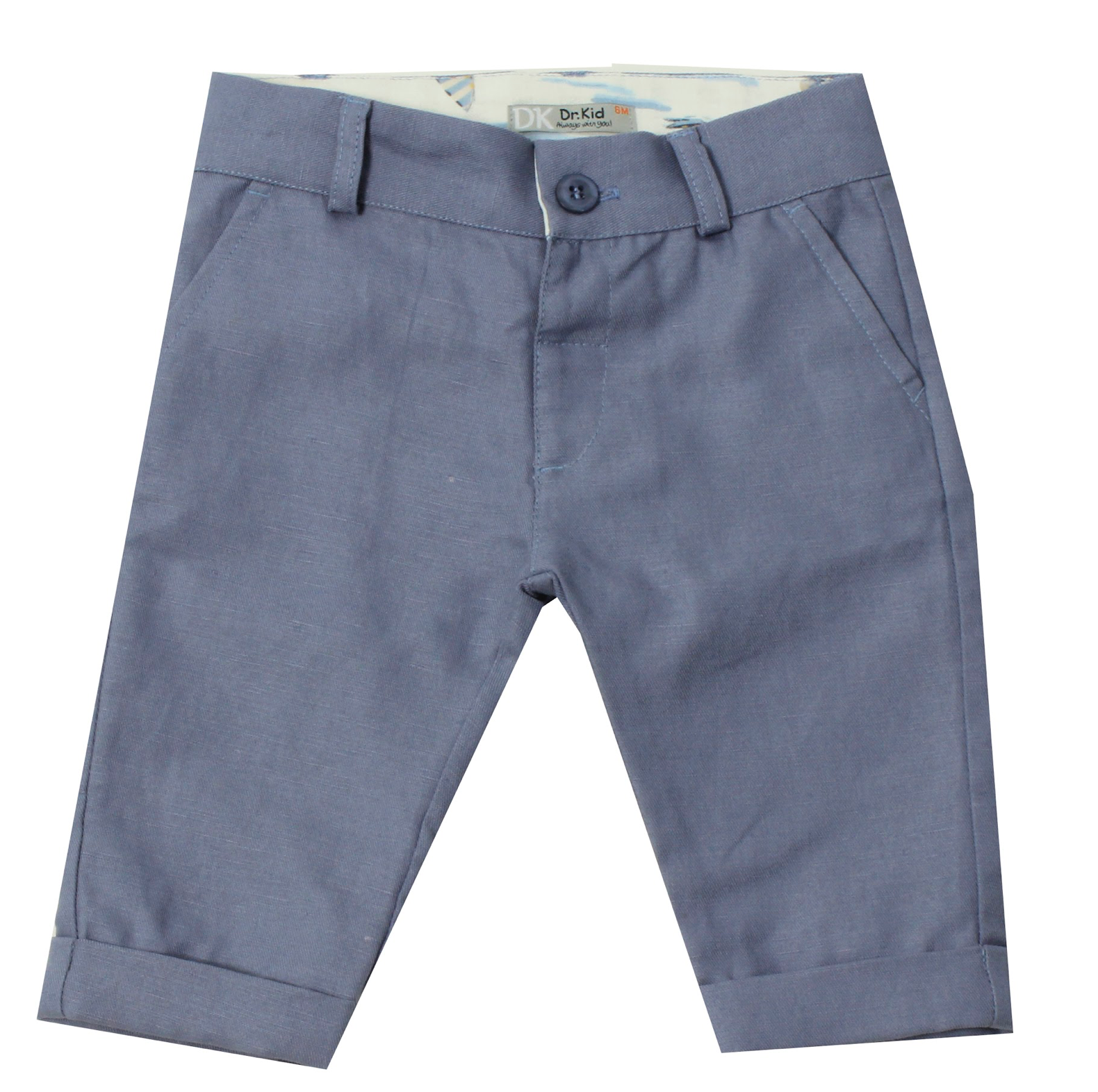 Dr Kid Broek blauw linnen