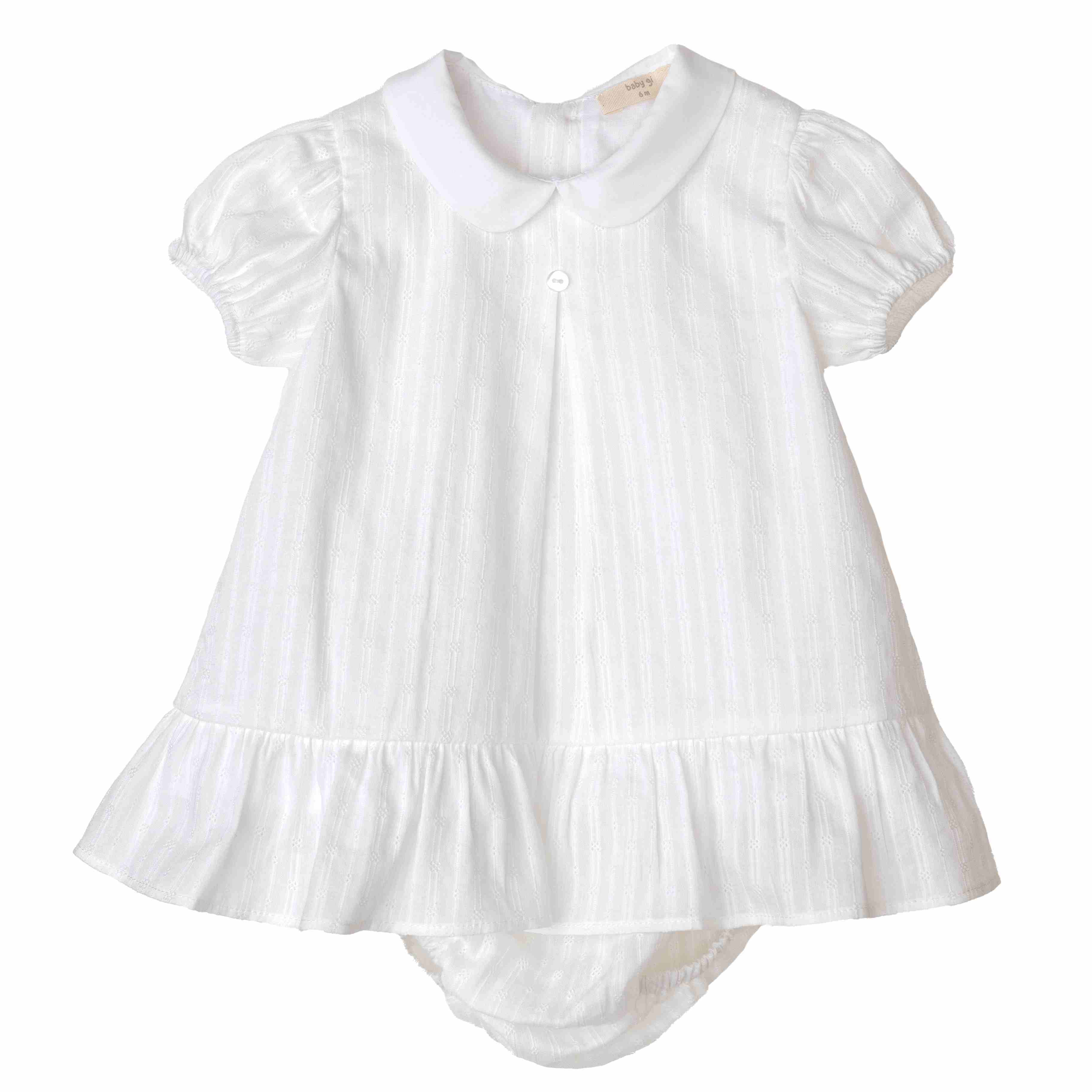 Baby Gi Ivory dress with panties