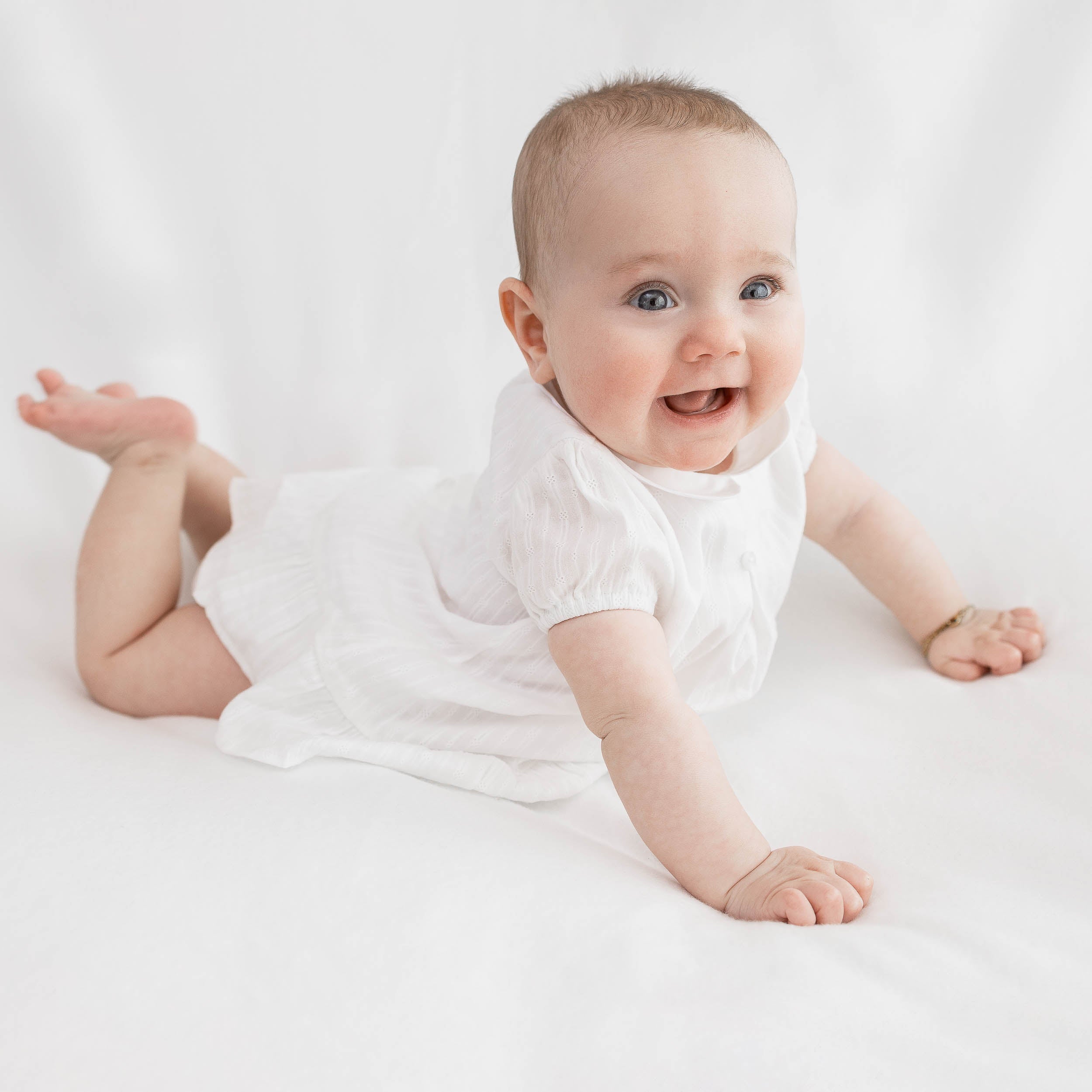 Baby Gi Ivory dress with panties