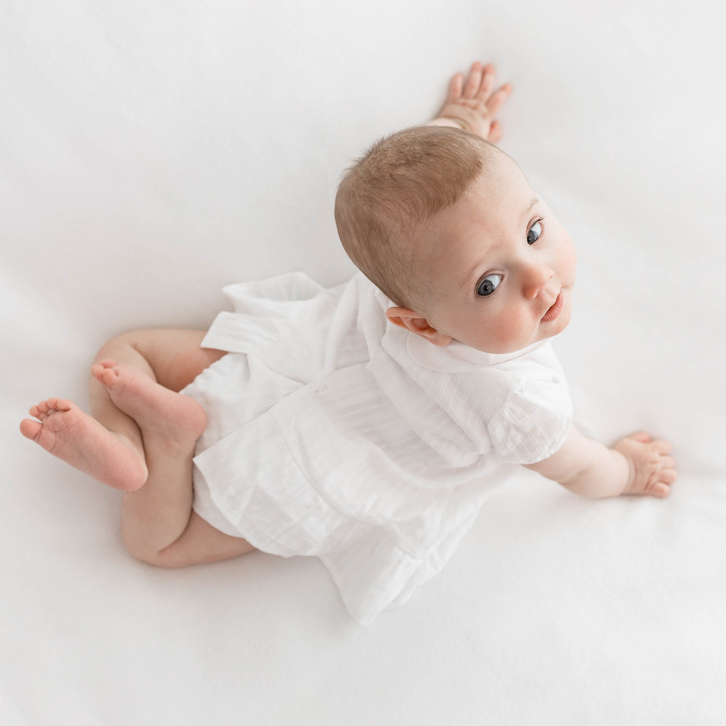 Baby Gi Ivory dress with panties