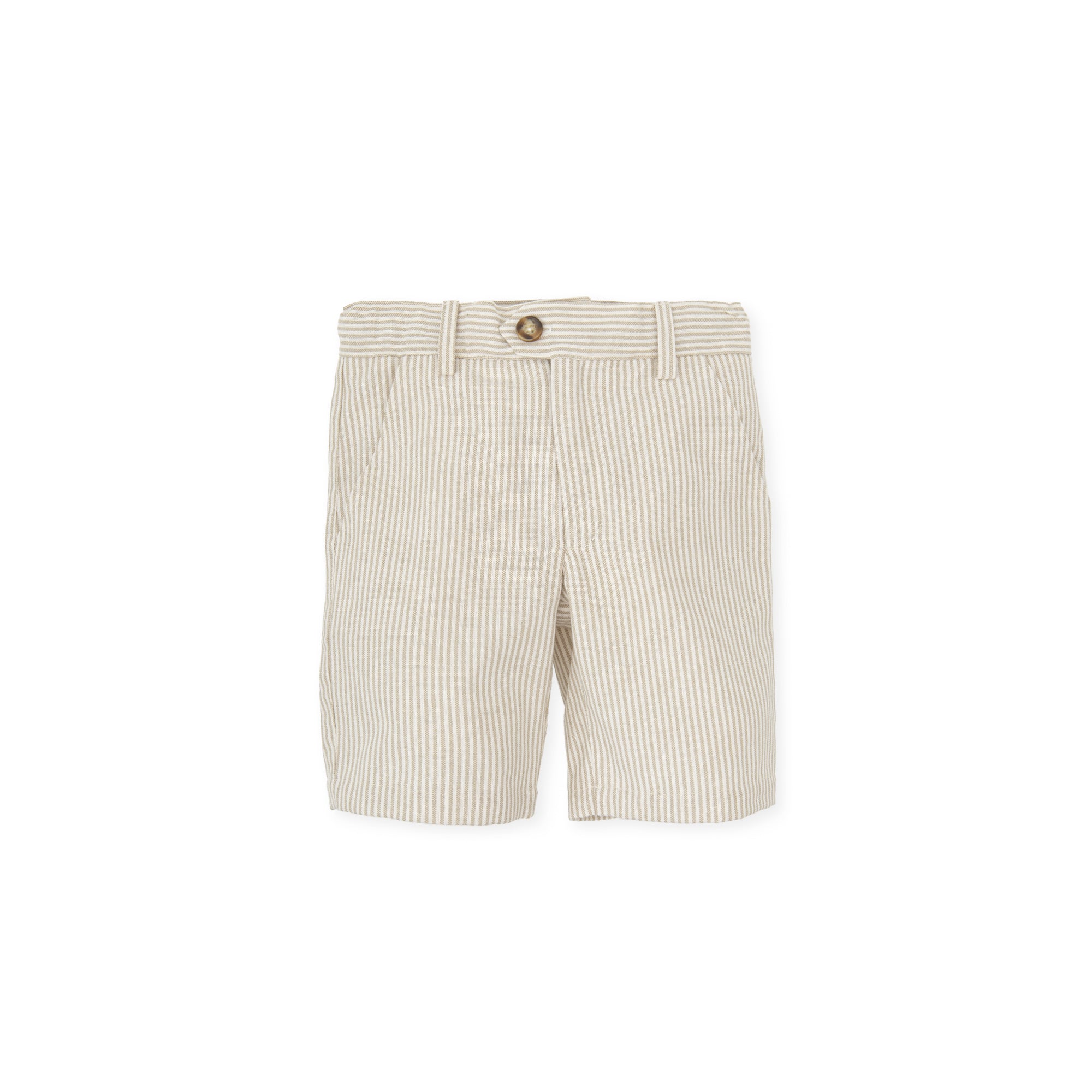 Tutto Piccolo Beige short met strepen